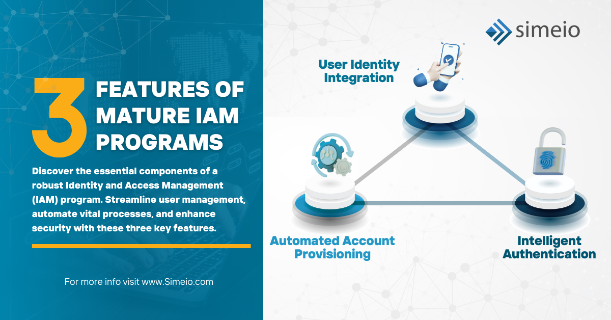 Infographic - Top 3 Features of Mature IAM Programs